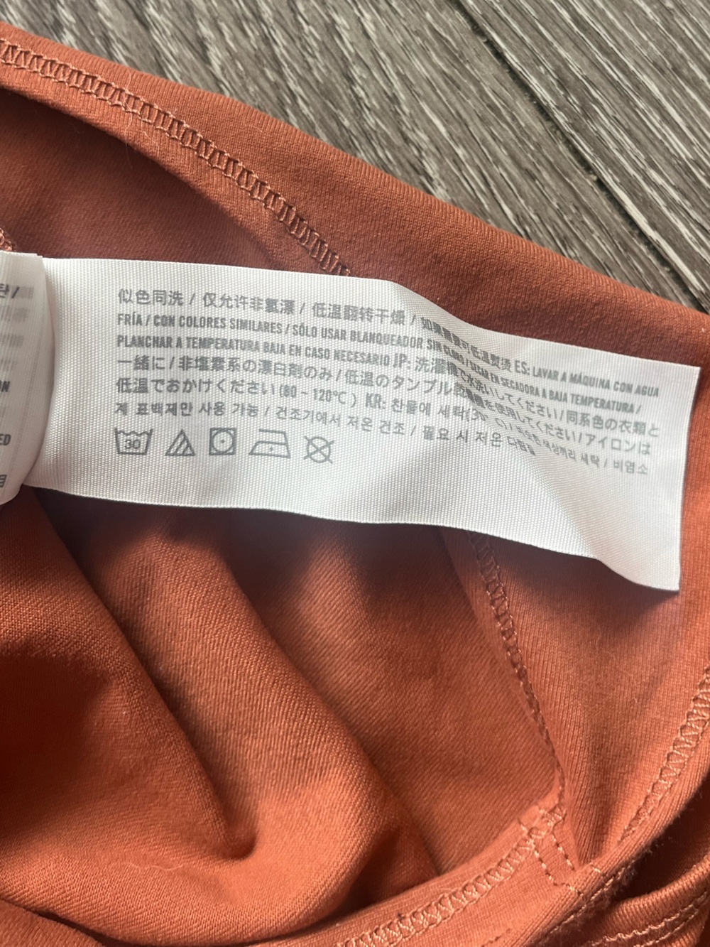 Abercrombie & Fitch Rust Orange/Red Halter Bodysuit - Picture 5 of 6